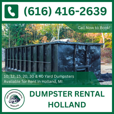 Easy Access Dumpster Rental in Holland, MI - Ottawa County Solutions - DDD Dumpster Rental Holland

